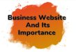 importance of a good website for business