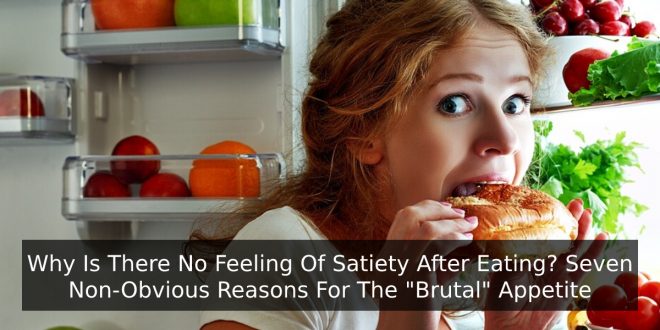 Why Is There No Feeling Of Satiety After Eating? Seven Non-Obvious Reasons For The "Brutal" Appetite