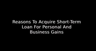 Acquire Short-Term Loan
