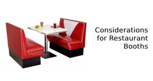 Considerations for Restaurant Booths
